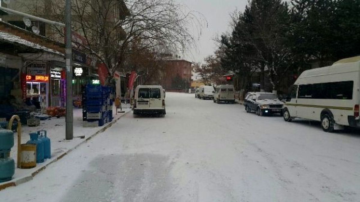 Arguvan Haftaya Kar Yağışı ile Başladı