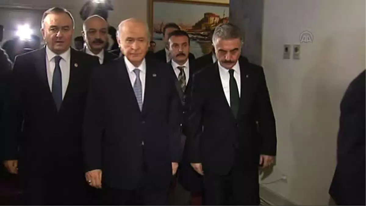 Davutoğlu-Bahçeli Görüşmesi (1)