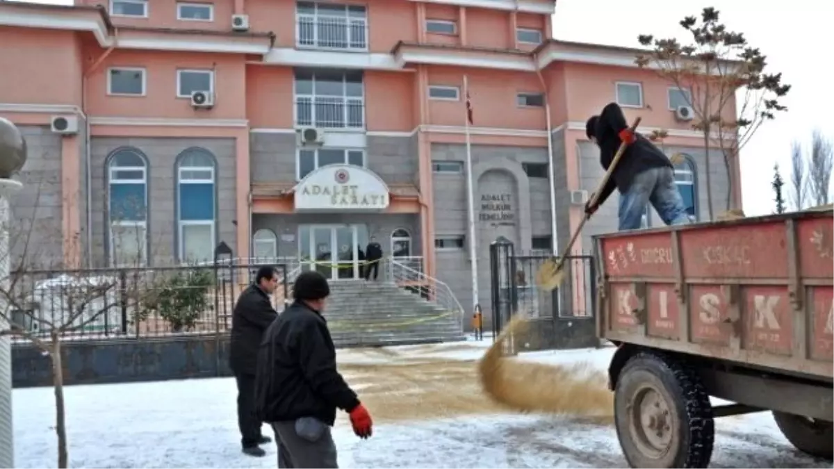 Don ve Buzlanmaya Karşı Tuzlama Çalışması Yapıldı