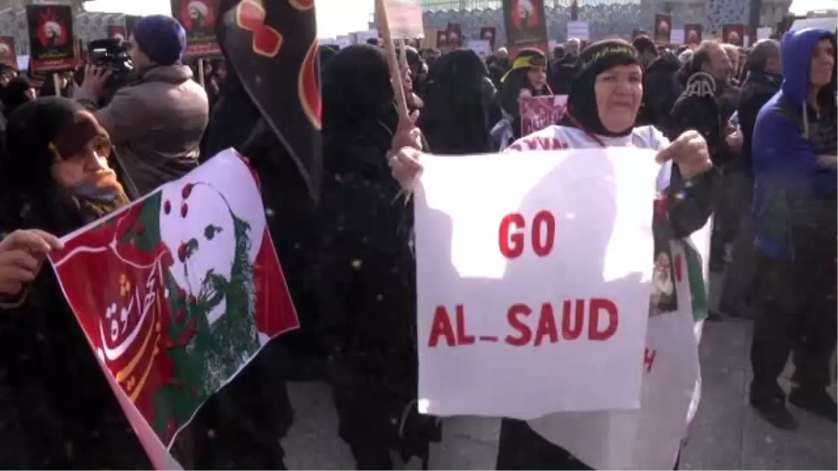 Suudi Arabistan\'ın Şeyh Nemr Bakır En-Nemr\'i İdam Etmesi Protesto Edildi