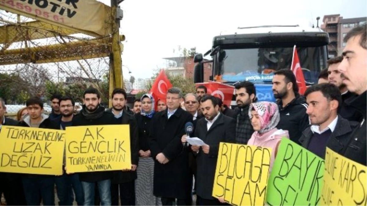 Ak Gençlik\'ten Bayırbucak Türkmenlerine Un Yardımı