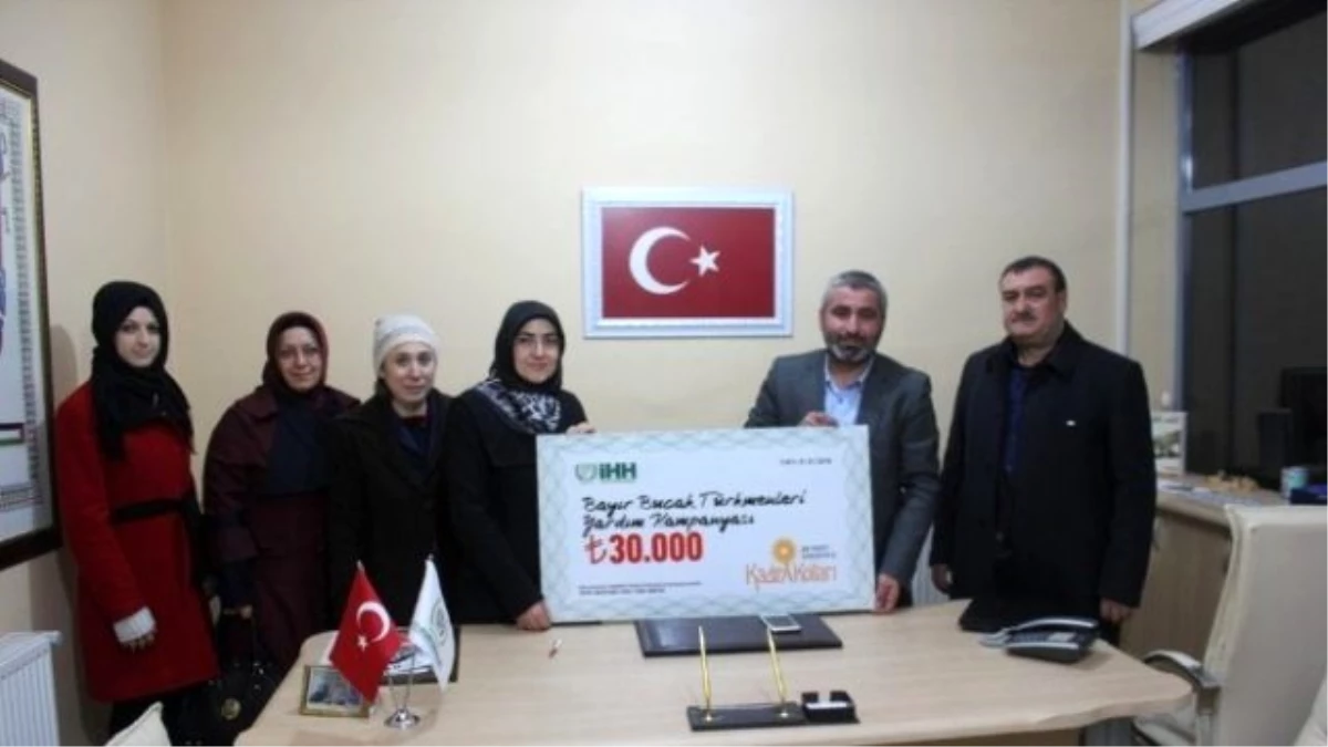 Ak Partili Kadınlardan Bayırbucak Türkmenlerine 30 Bin TL\'lik Yardım