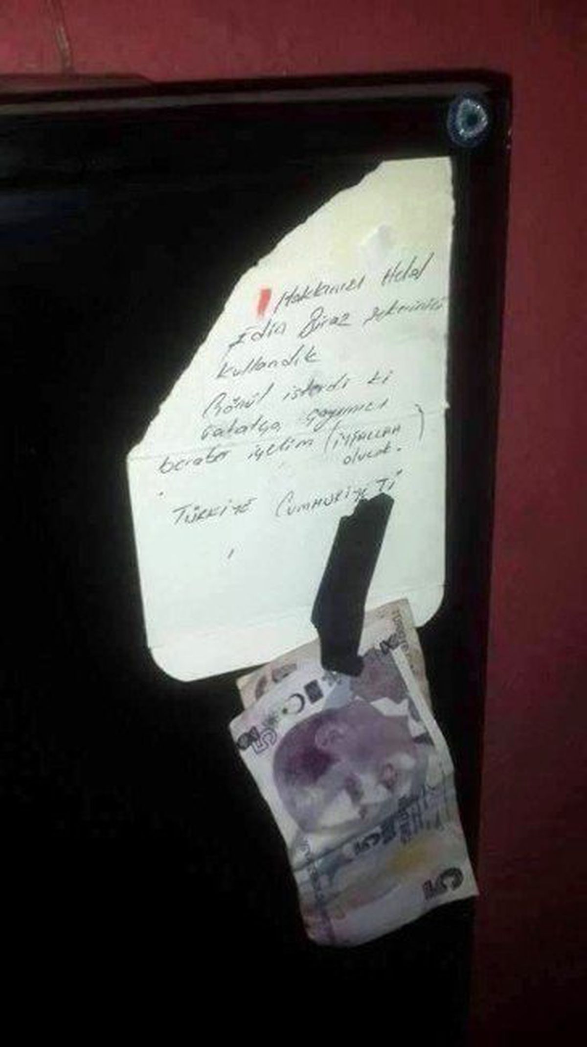 Sur'da Görev Yapan Güvenlik Güçlerinden Ev Sahibine Anlamlı Not