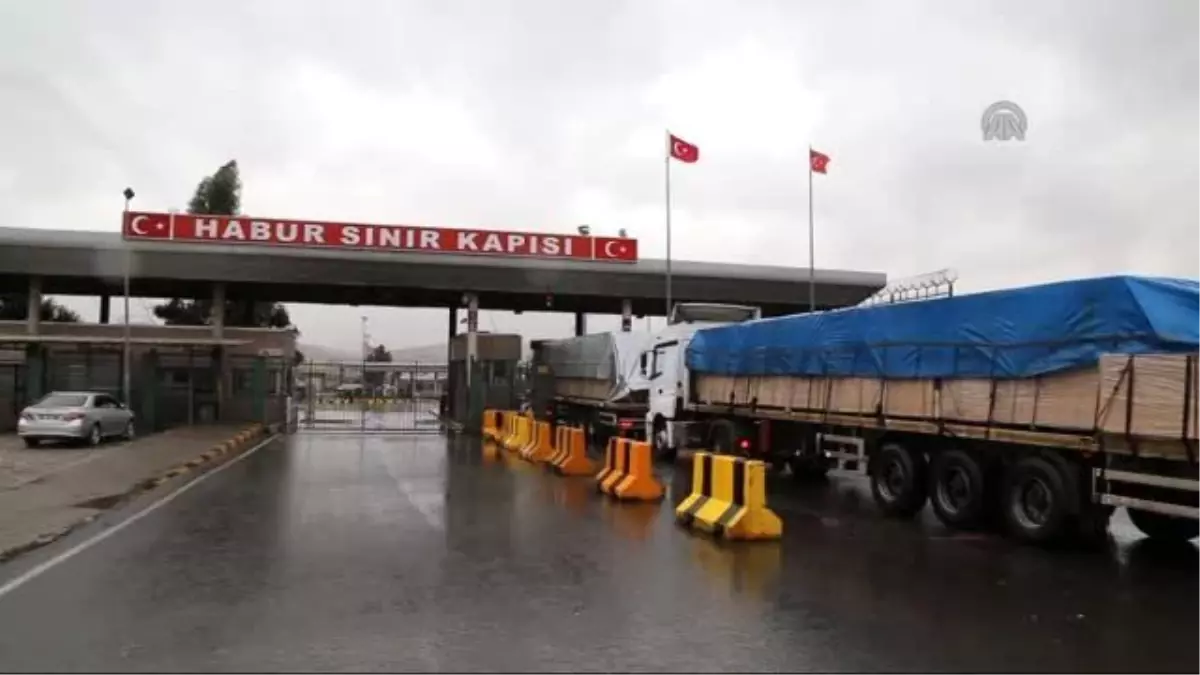 Habur Sınır Kapısı\'ndan Irak\'a Araç Geçişleri Başladı