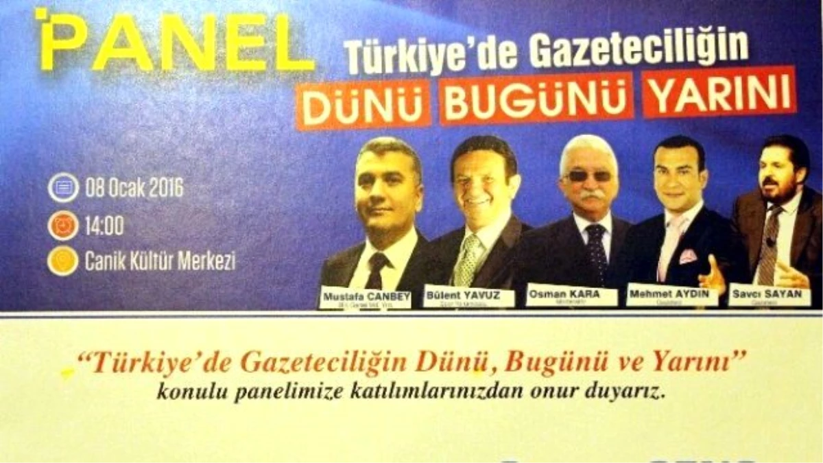 Samsun\'da "Gazeteciliğin Dünü, Bugünü, Yarını" Paneli