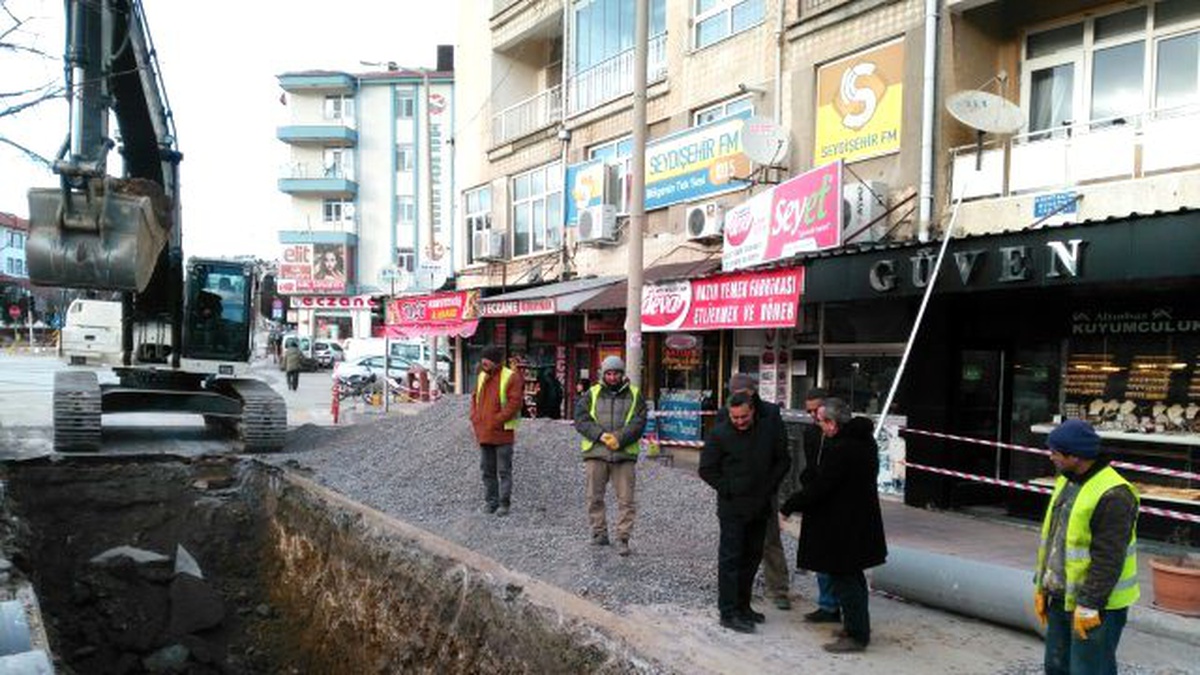 Seydişehir\'de Kanalizasyon Hatları Tamamlanıyor