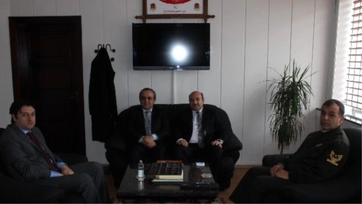 Şeyh Edabali Üniversitesi Rektörü Özcan\'dan Osmaneli\'ye Veda Ziyareti