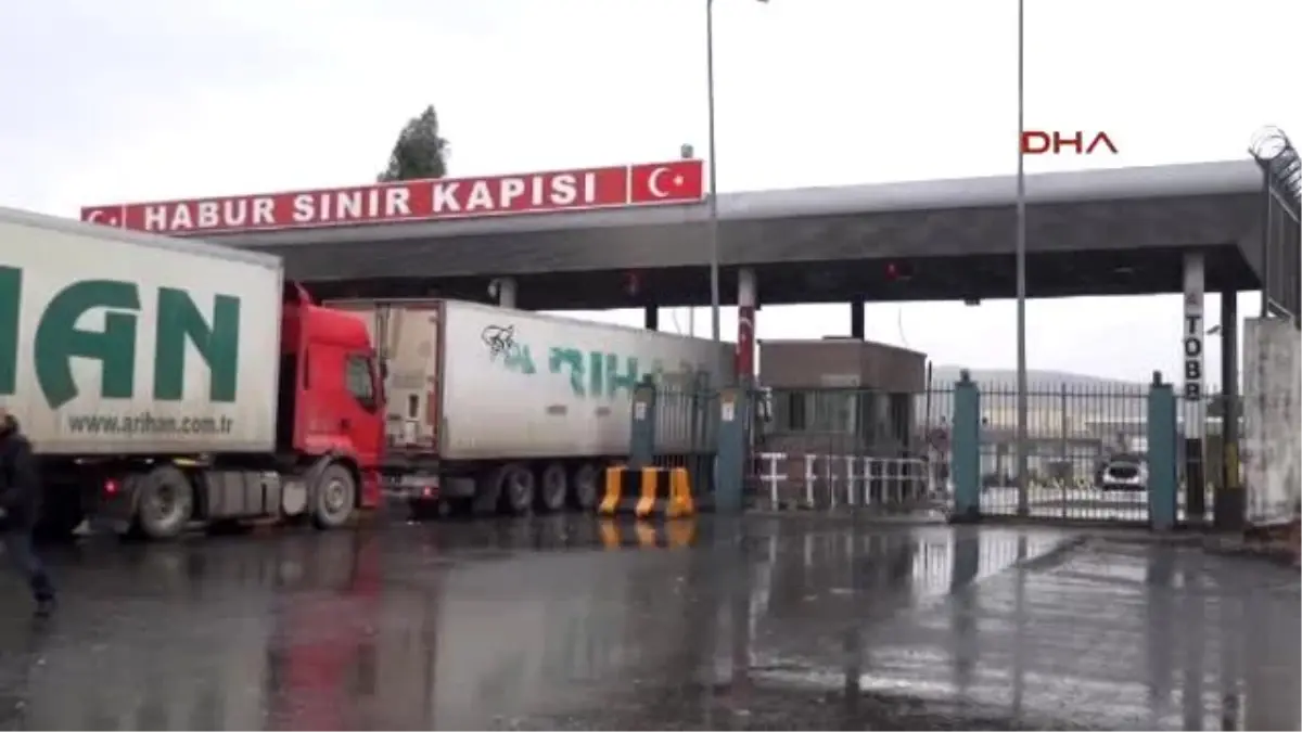 Silopi - Habur Sınır Kapısı\'ndan Geçişler Başladı