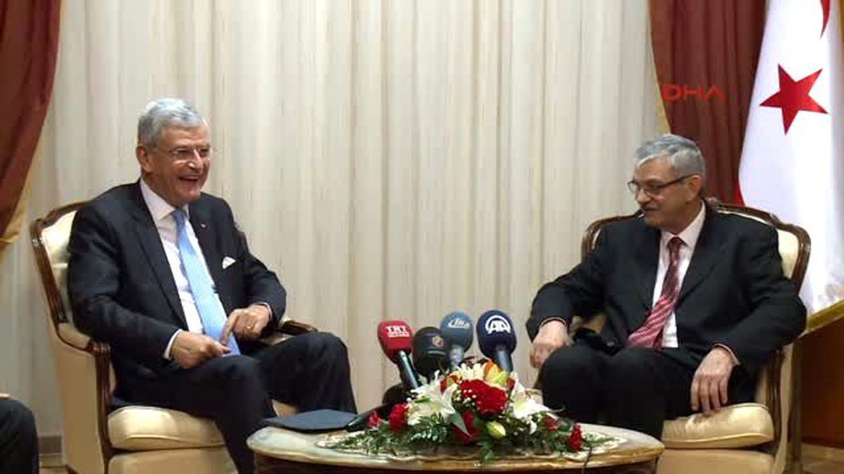 AB Bakanı Akıncı, KKTC Başbakanı Kalyoncu ile Görüştü