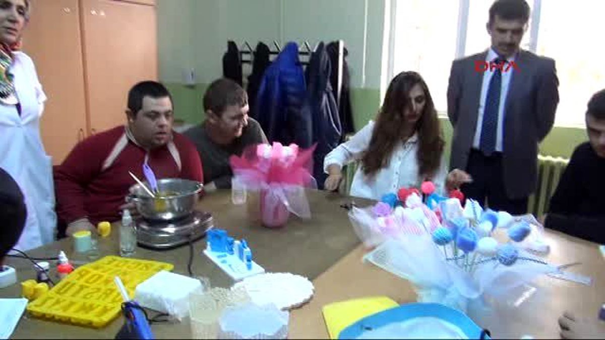 Kırıkkale Engelli Öğrencilerden Üretime Katkı