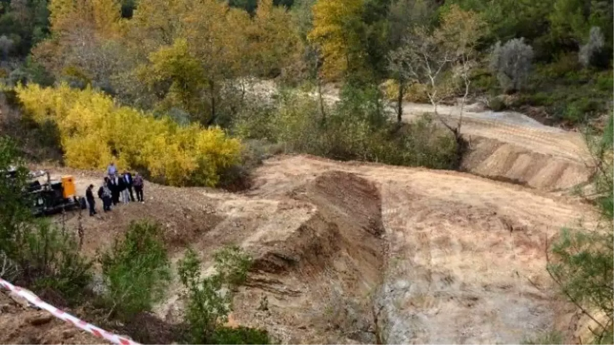 Alanya Yeniköy Barajında Çalışmalar Devam Ediyor