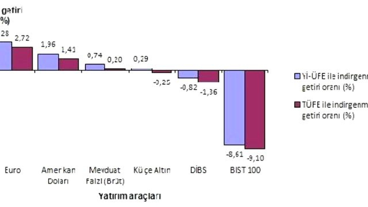 Aralık\'ta En Yüksek Getiriyi Euro Sağladı, En Çok Borsa Endeksi Kaybettirdi