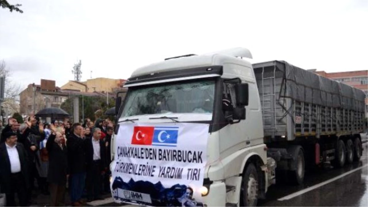 Çanakkale\'den Bayırbucak Türkmenleri\'ne Yardım