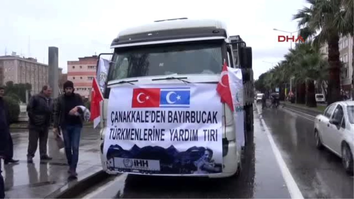 Çanakkale\'den Bayırbucak Türkmenlerine Yardım