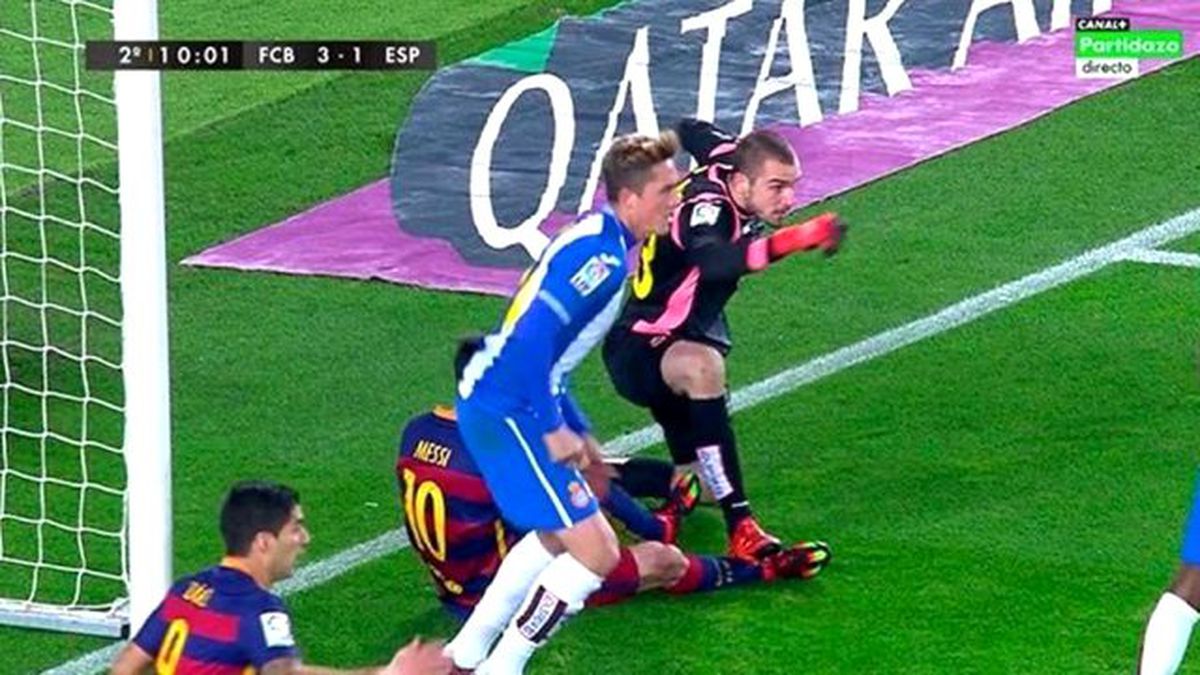 Espanyol Kalecisi Lopez'den Messi'ye Acımasız Hareket