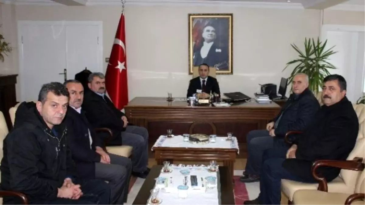 Öz Orman İş\'ten Kaymakam Erdoğan\'a Ziyaret