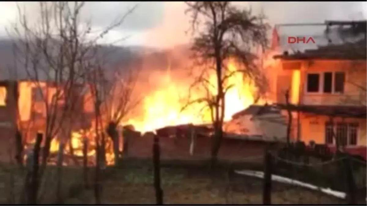 Bartın\'da 2 Ev Yangında Kül Oldu