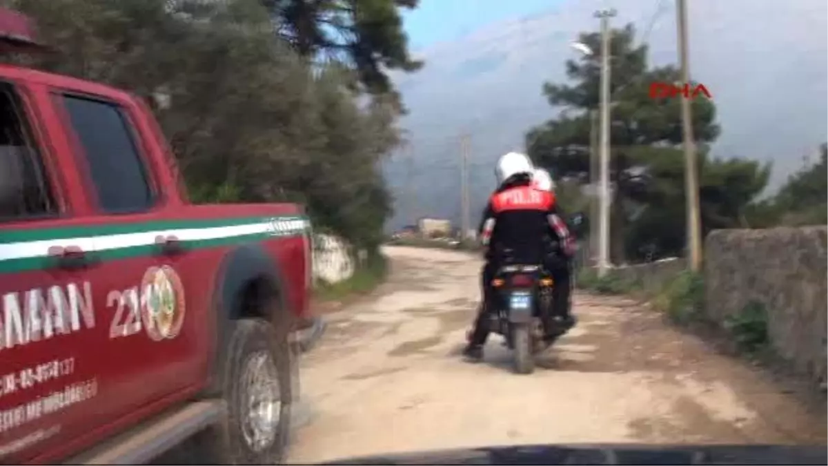 Bodrum Çöplük Yandı, Gökyüzü Dumanla Kaplandı 1-