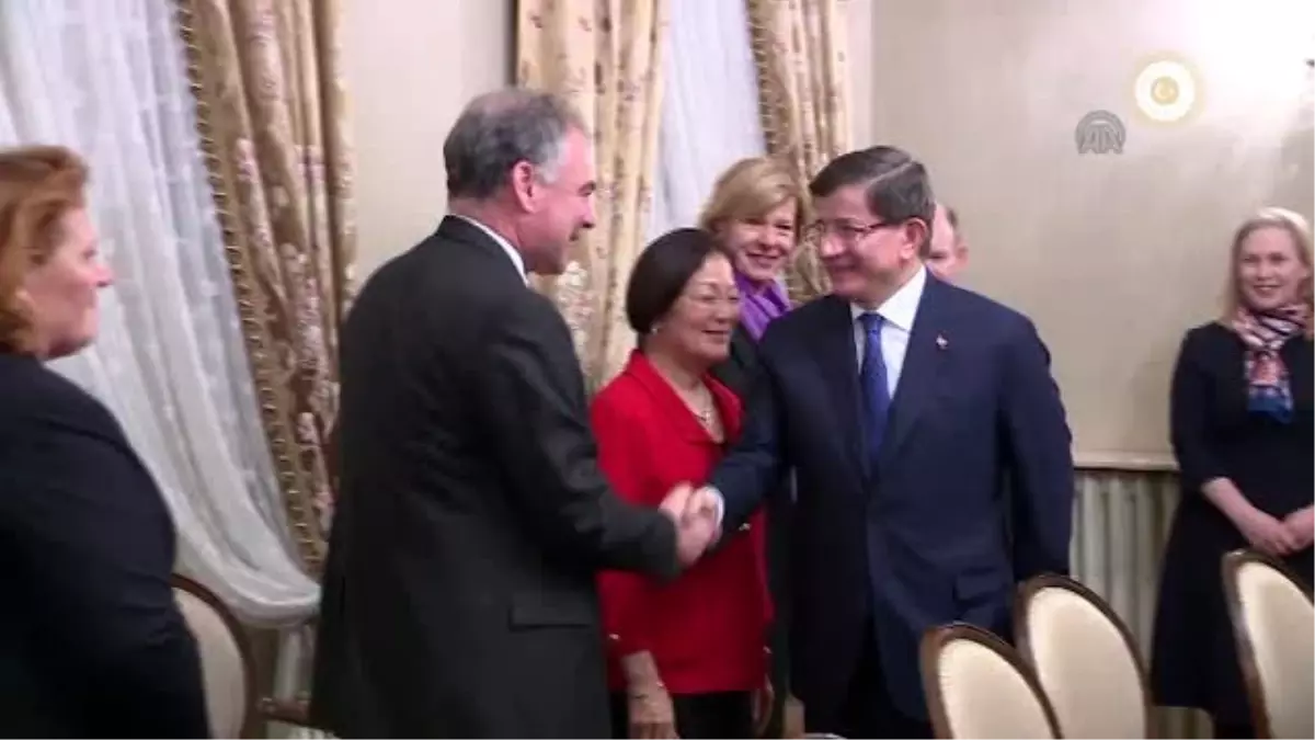 Davutoğlu, ABD Senato Üyesi ve Beraberindeki Heyeti Kabul Etti