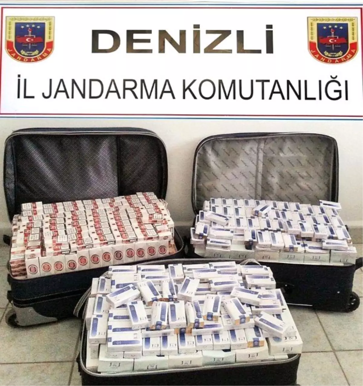 Denizli\'de 5 Bin 110 Paket Kaçak Sigara Ele Geçirildi