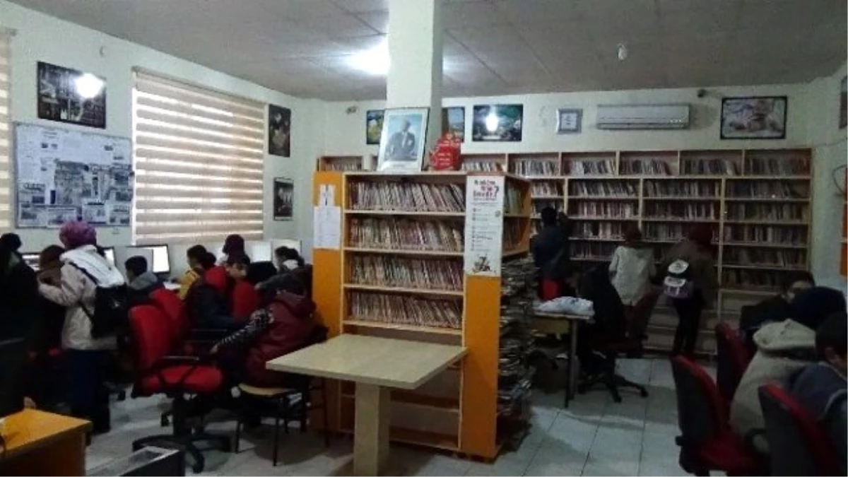 İnterneti En Fazla Kullanılan İkinci Kütüphane Ergani\'de