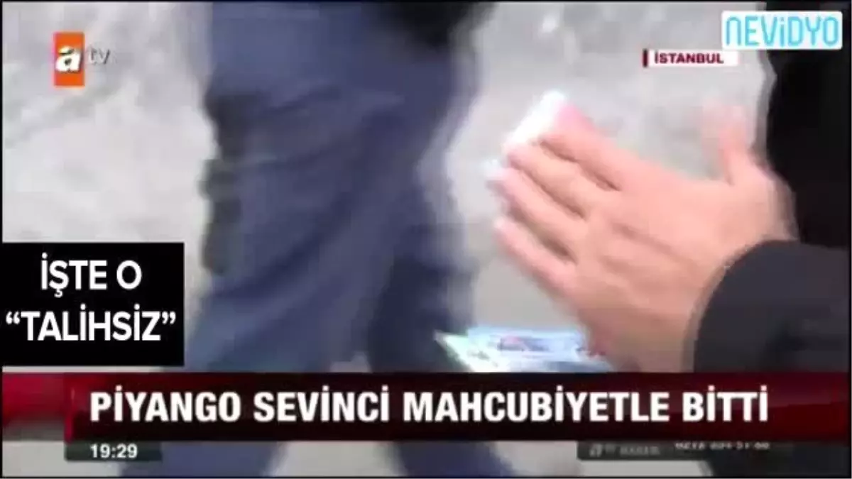Piyango Sevinci Mahcubiyetle Bitti!
