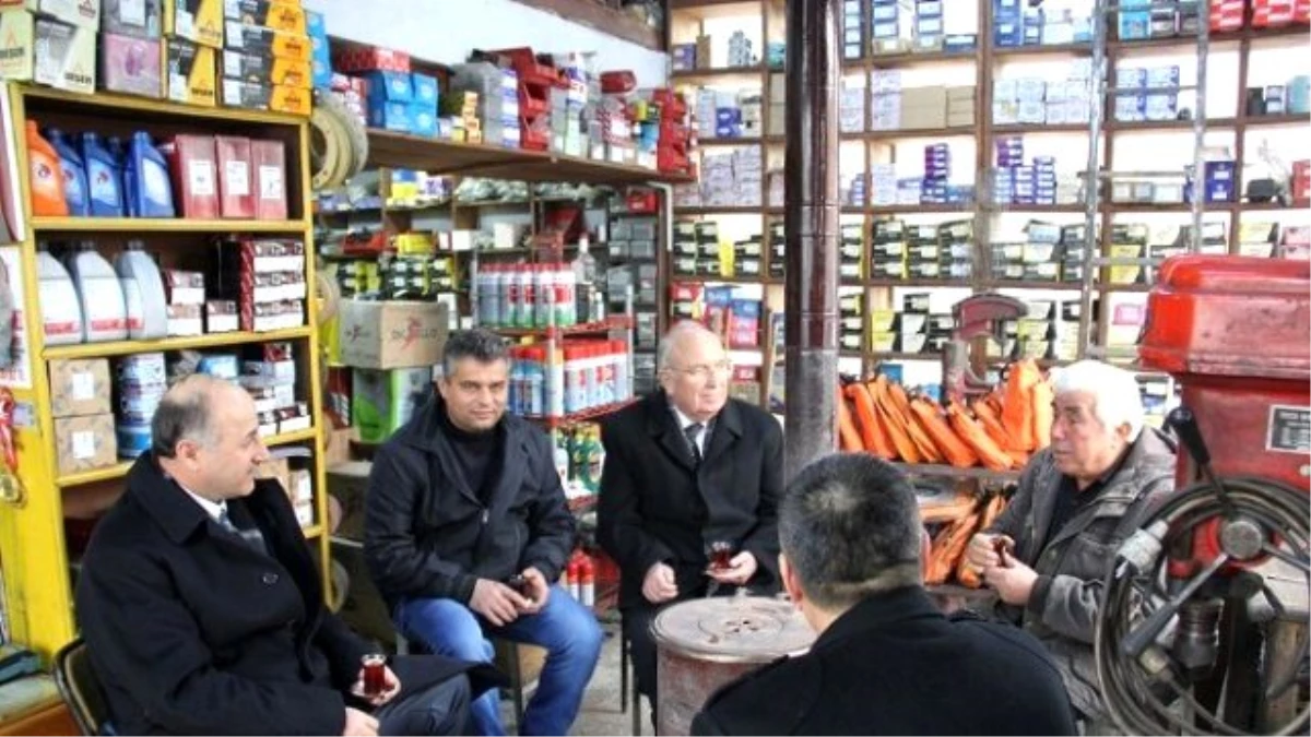 Vali Seyfettin Azizoğlu Sanayi Esnafının Sorunlarını Dinledi