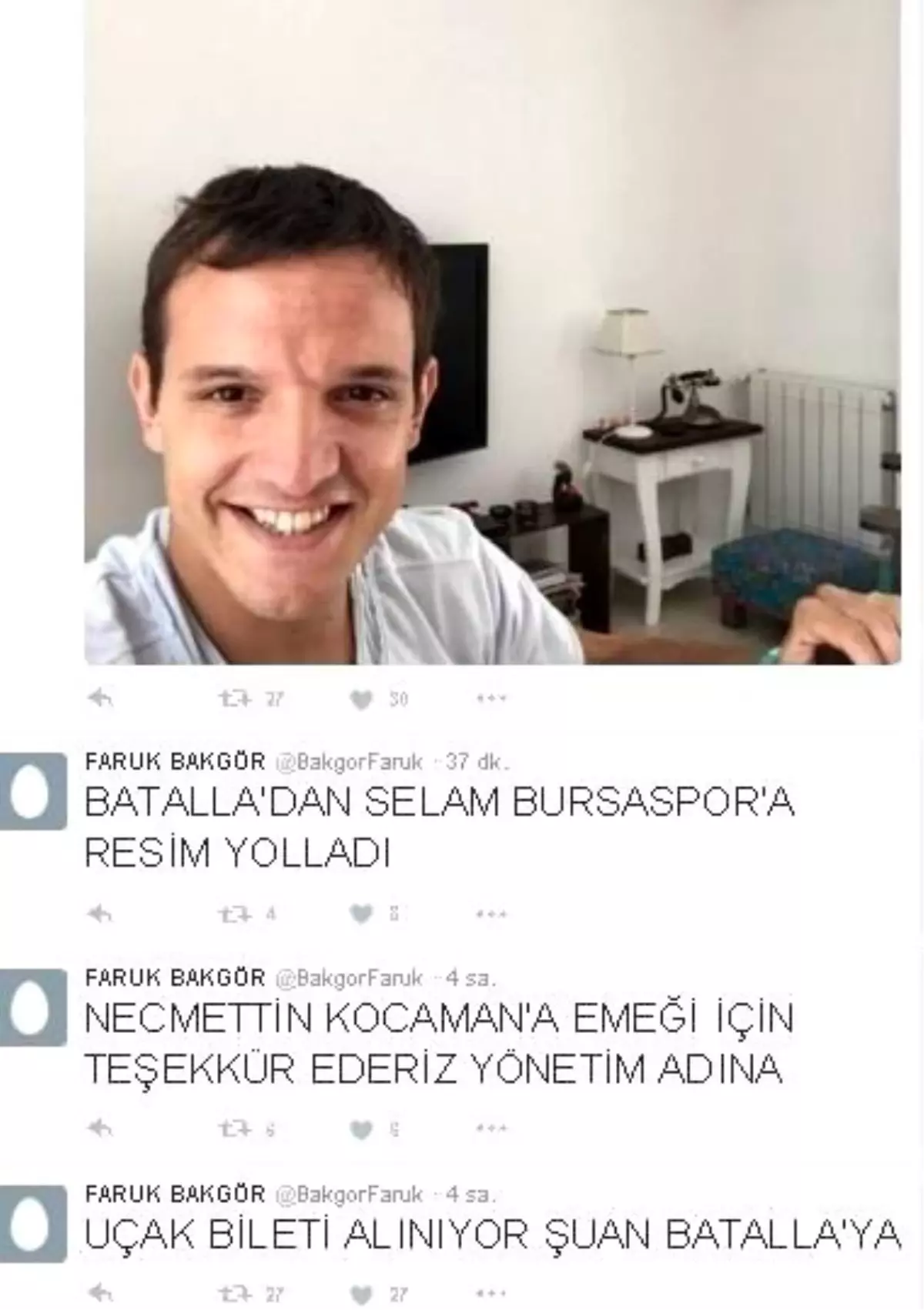 Bursaspor\'un Efsanesi, Pazartesi Günü Geliyor