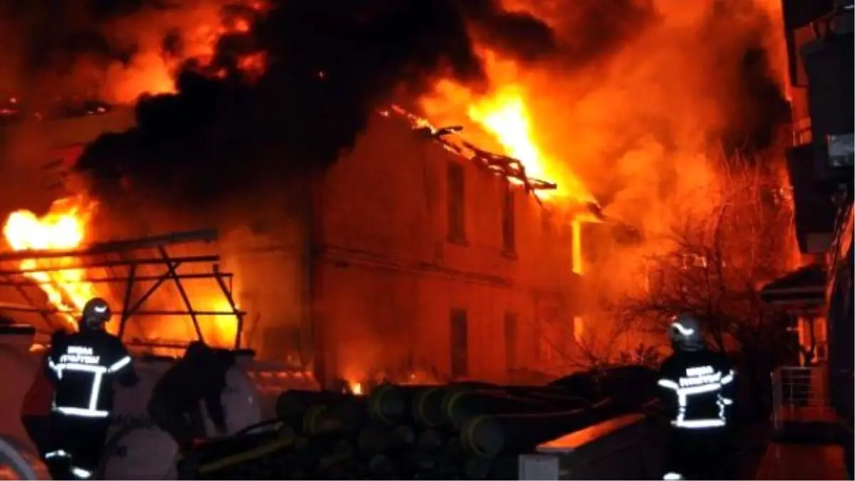 Erbaa\'da Korkutan Yangın