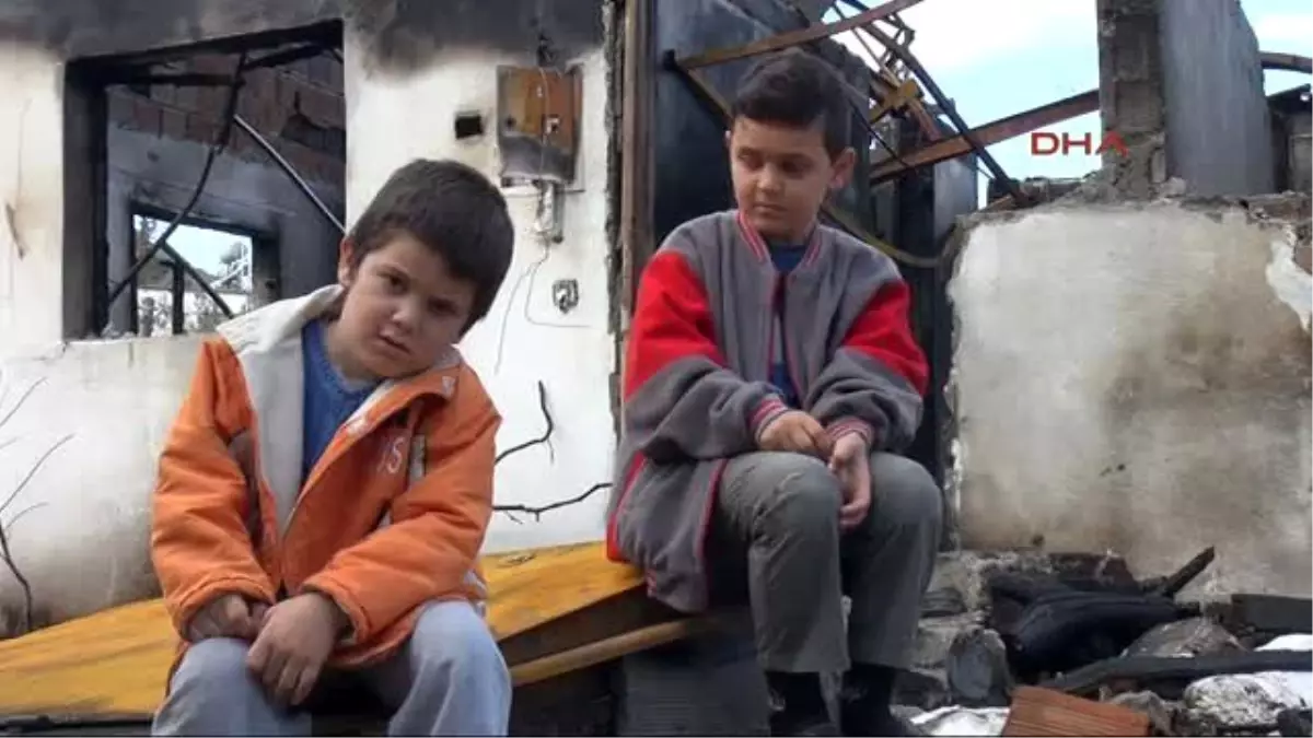 Fethiye - Yangın Bir Aileyi Evsiz Bıraktı