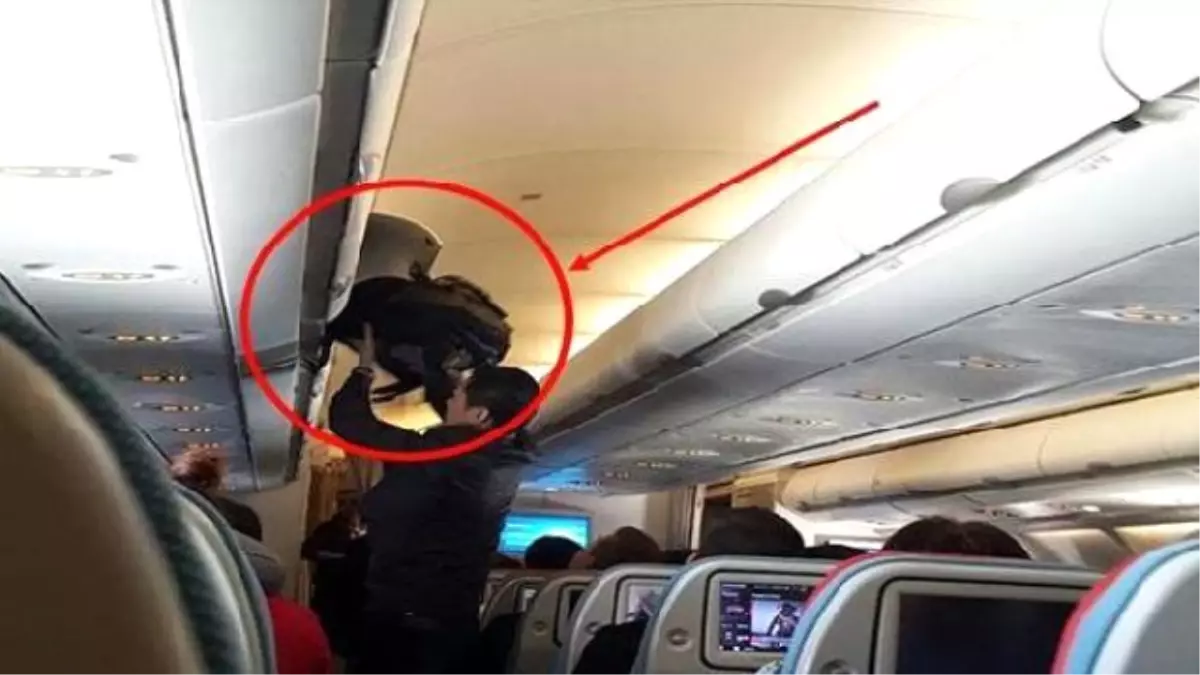 Uçakta Hırsızlık Yapan Yolcuyu, Diğer Yolcu Yakalattı...