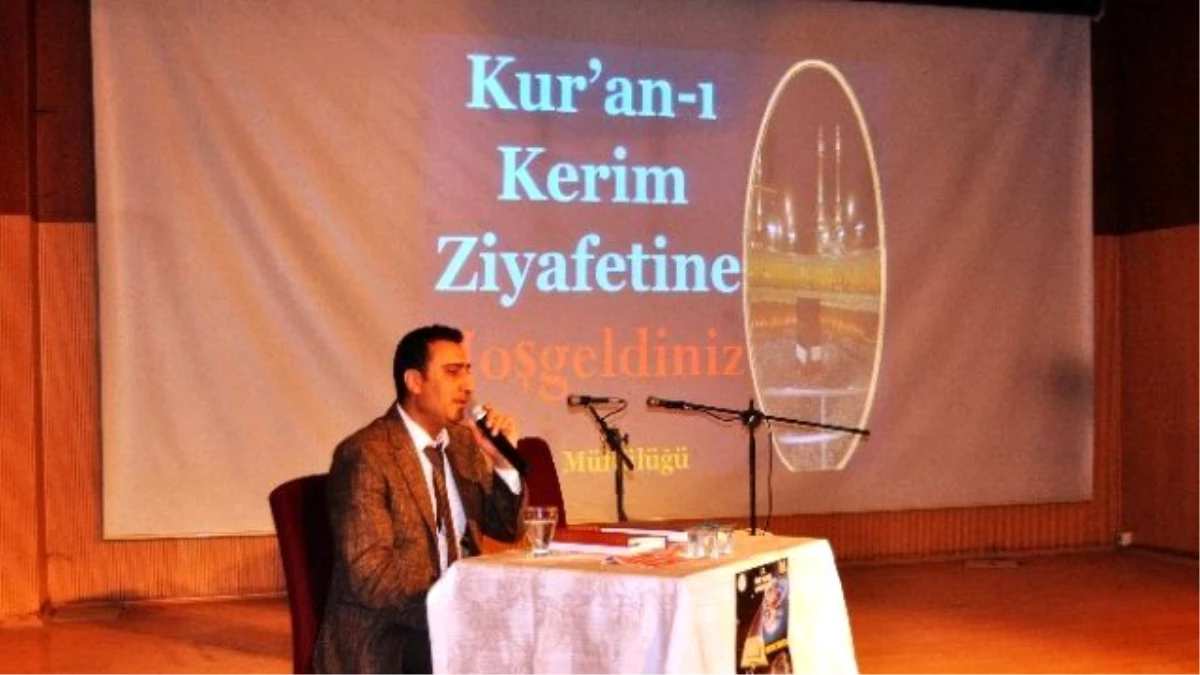 Iğdır İl Müftülüğü\'nden Kur\'an Ziyafeti