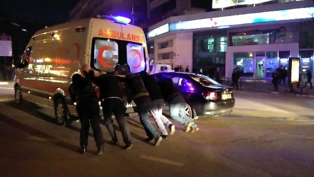 112\'nin İmdadına Vatandaşlar Yetişti