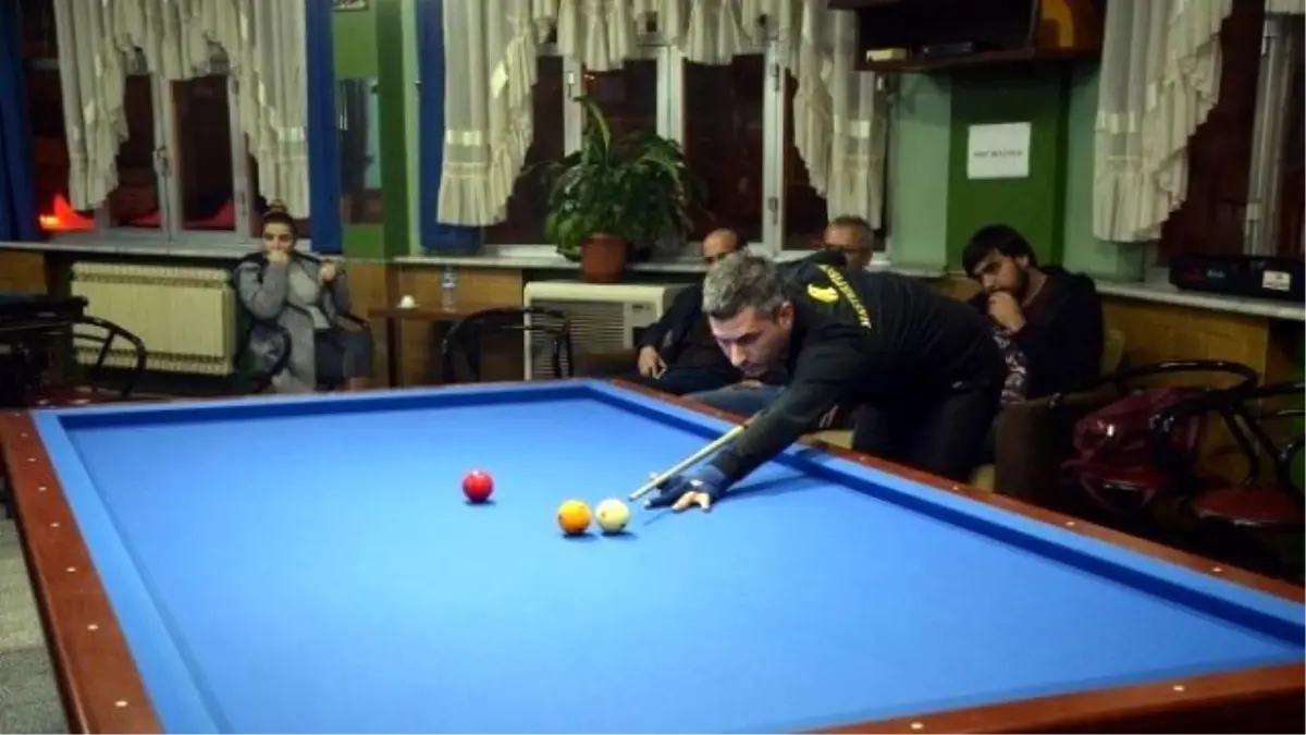 Aydın\'da 3 Bant Bilardo Heyecanı Başladı