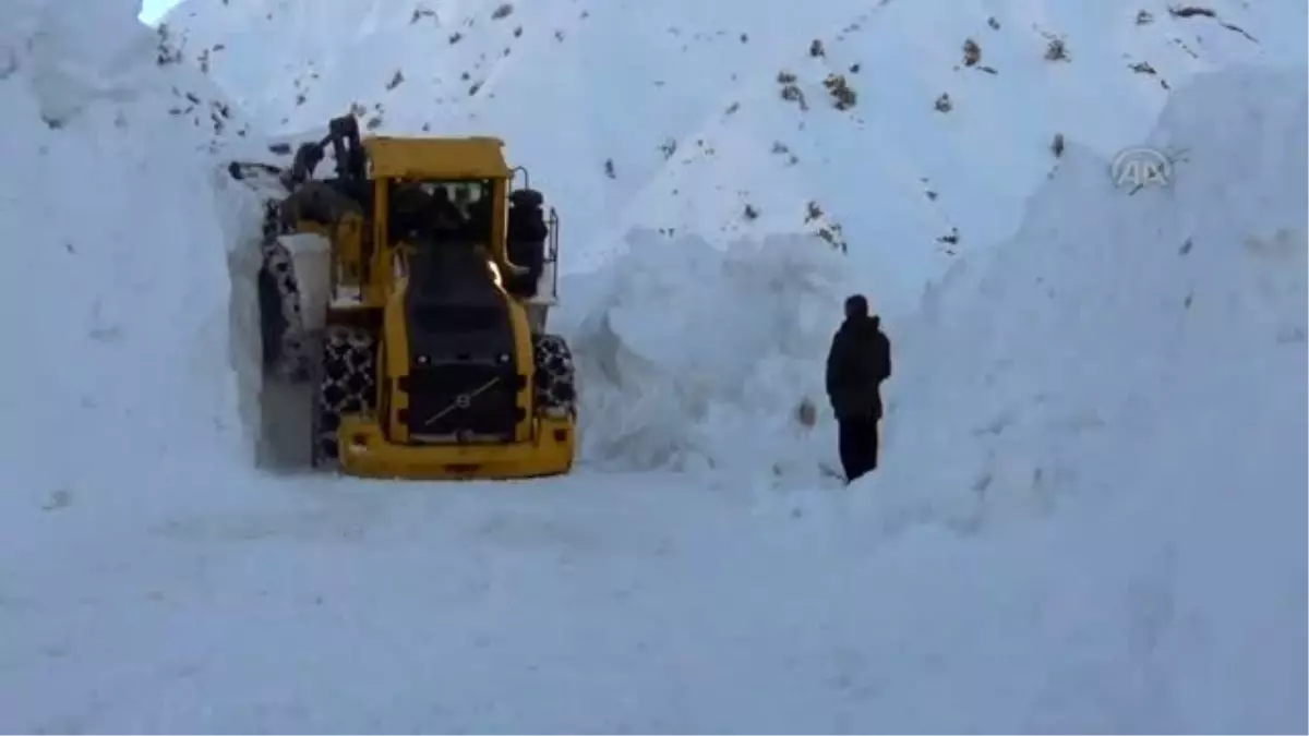 Çığlardan Kapanan Yol Açıldı