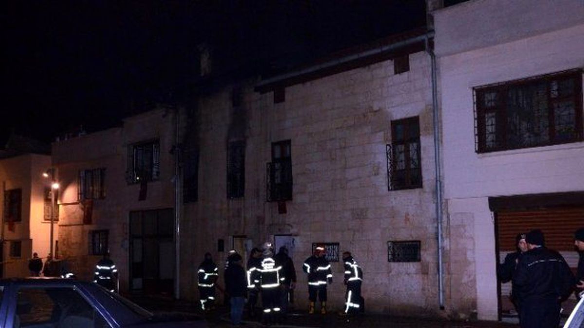 Eski Antep Evinde Yangın: 1 Ölü