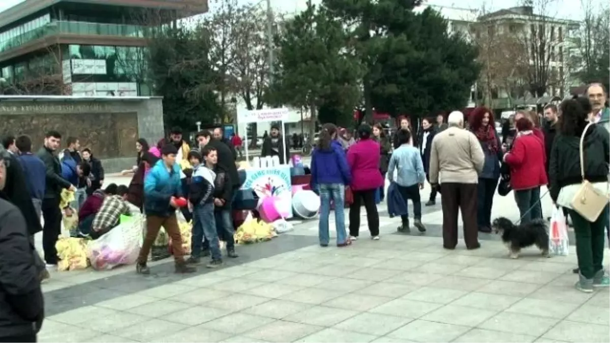 Genç Eller Derneği Üyeleri Sokak Hayvanlarını Unutmadı