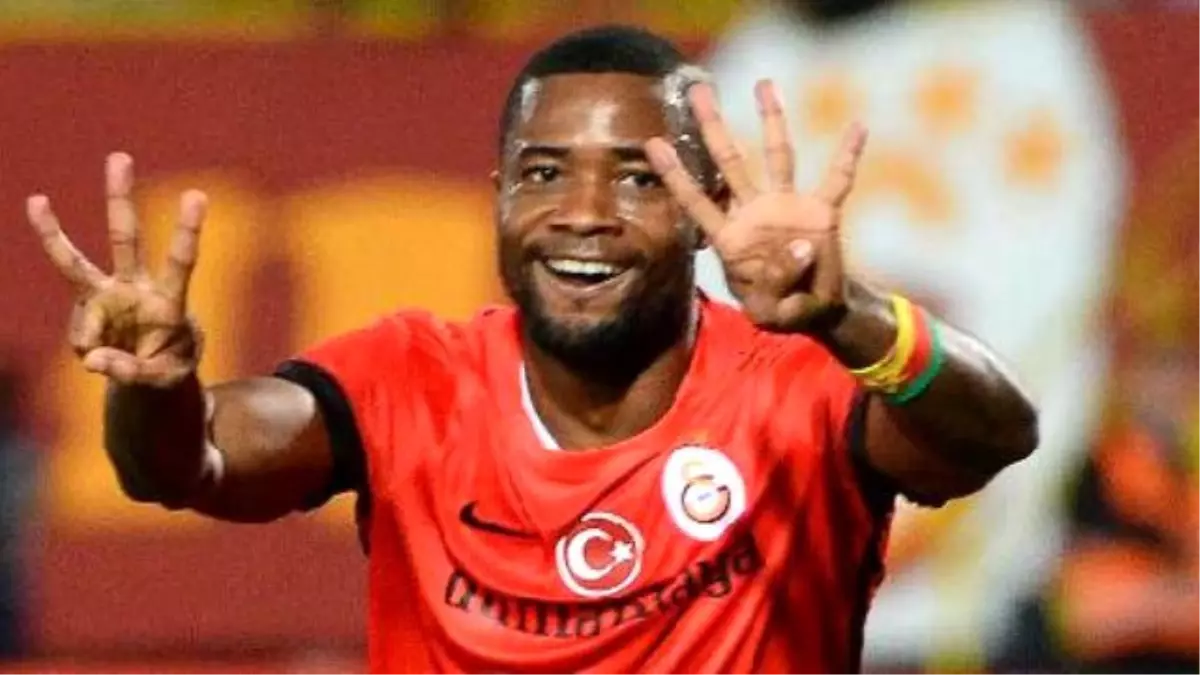 Galatasaraylı Chedjou\'dan Anlamlı Hareket