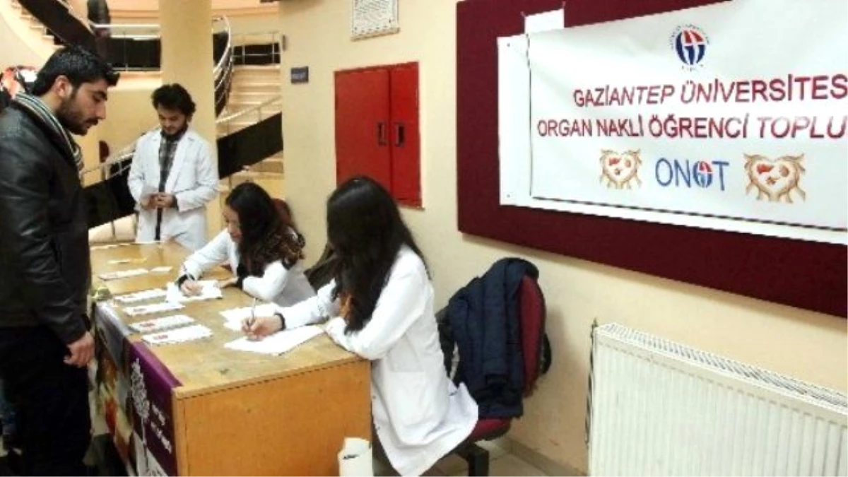 Gaziantep Üniversitesi\'nde Organ Bağışı Bilgilendirmesi