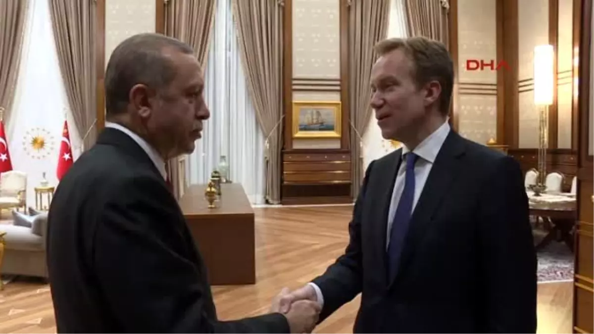 Norveç Dışişleri Bakanı Brende Cumhurbaşkanlığı Sarayı\'nda