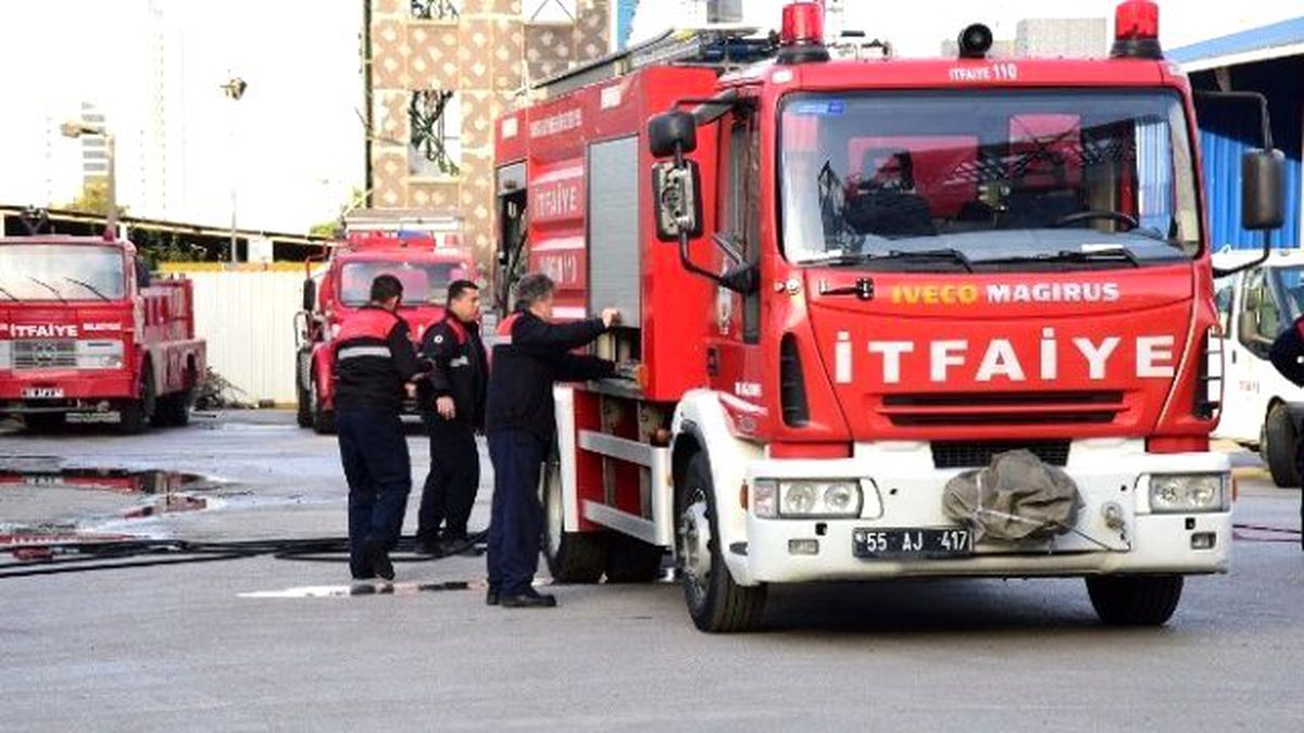 Samsun İtfaiyesi 2015\'te 5 Bin 358 Vakaya Müdahale Etti