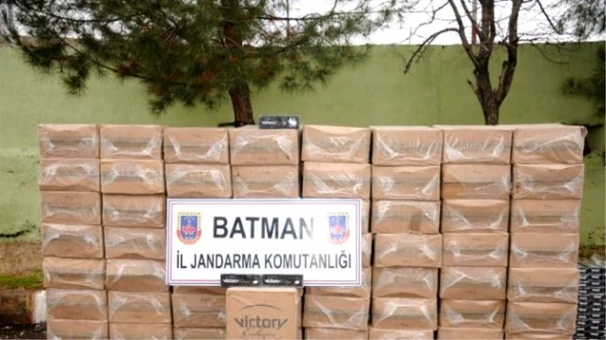 Batman\'da 101 Bin Paket Kaçak Sigara Ele Geçirildi
