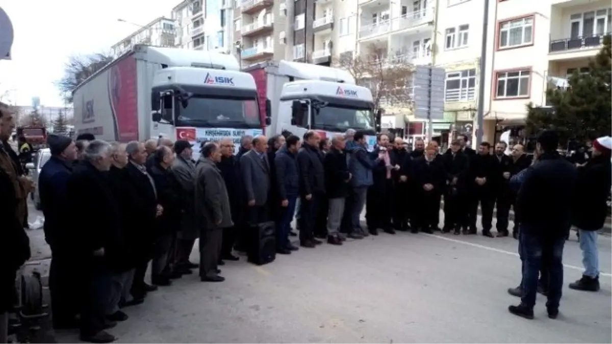 Bayır-bucak Türkmenlerine Yardım Tır\'ları Yola Çıktı