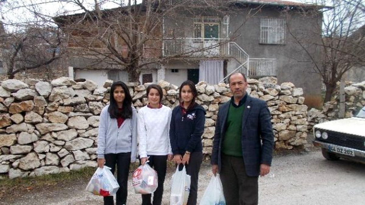 Lise Öğrencilerinden Gıda Yardımı