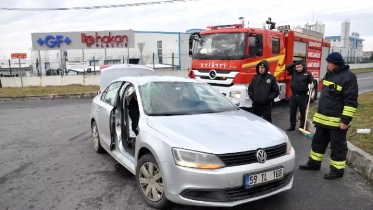 Tekirdağ\'da Trafik Kazası: 1 Yaralı