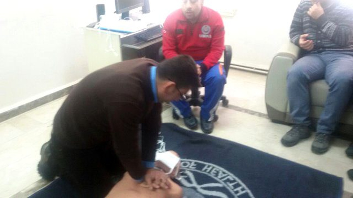 Trafik Polislerine Uygulamalı İlk Yardım Eğitimi