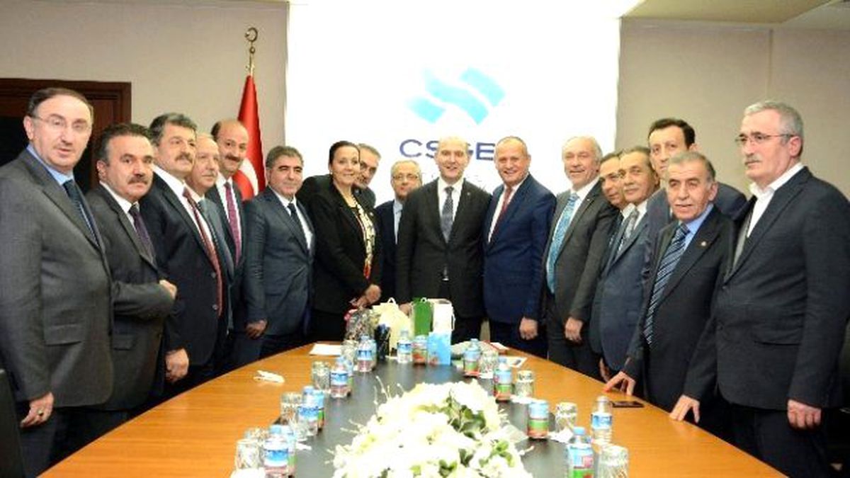 Başkanlardan Bakan Soylu ve Bakan Yardımcısı Yeğin\'e Ziyaret
