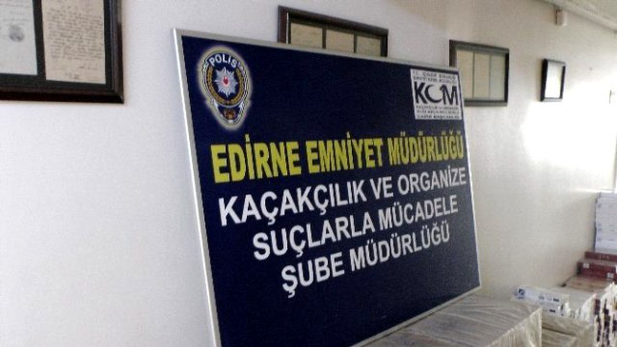 Edirne\'de Sigara Kaçakçılığı