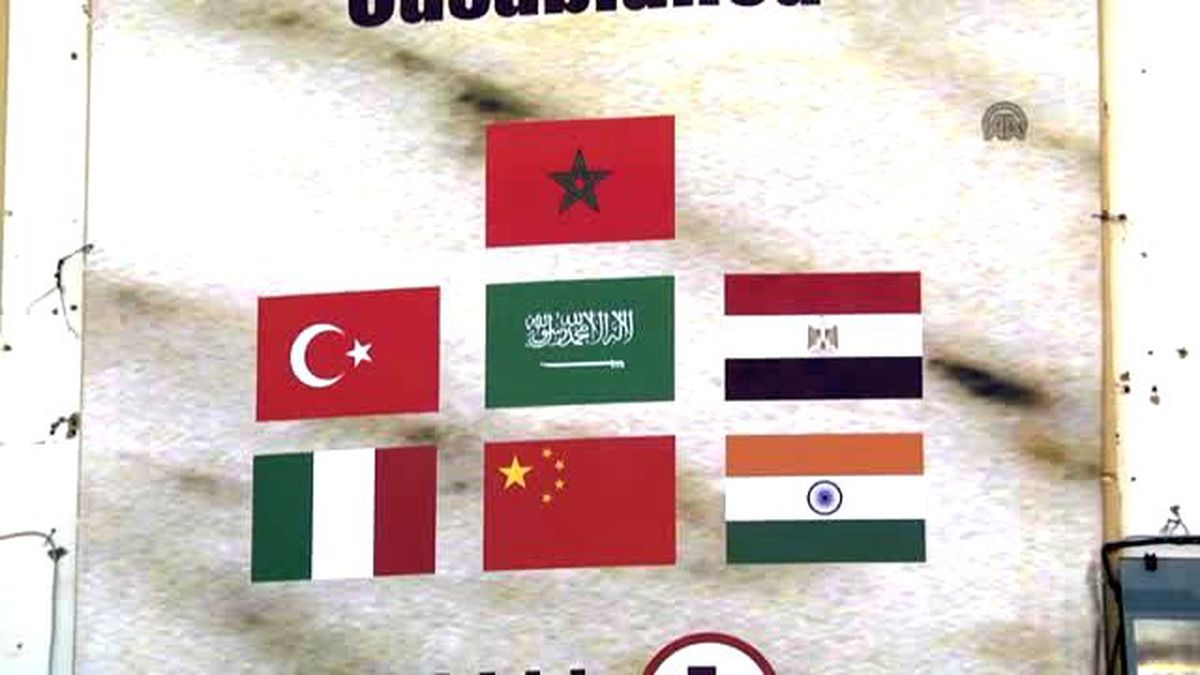 Fas\'ta "Doğaltaş ve Mermer Fuarı"