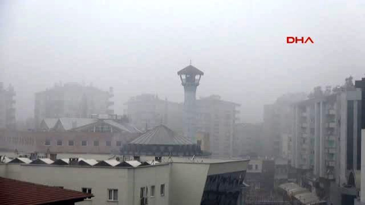 Gaziantep?te Yoğun Sis Hayatı Olumsuz Etkiliyor